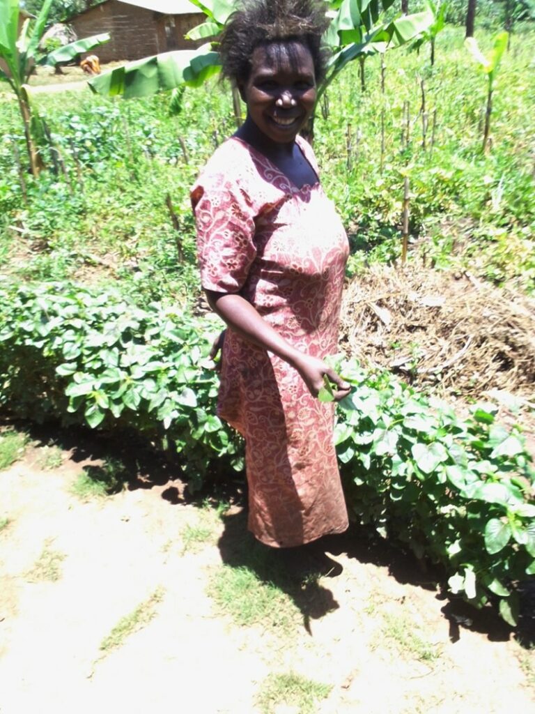 Philis learned vegetable gardening and discipleship. She now teaches other women about Christ.