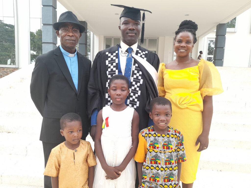 Enrich Leadership coordinator Rev. Jonas Yeboah earns a master's degree.