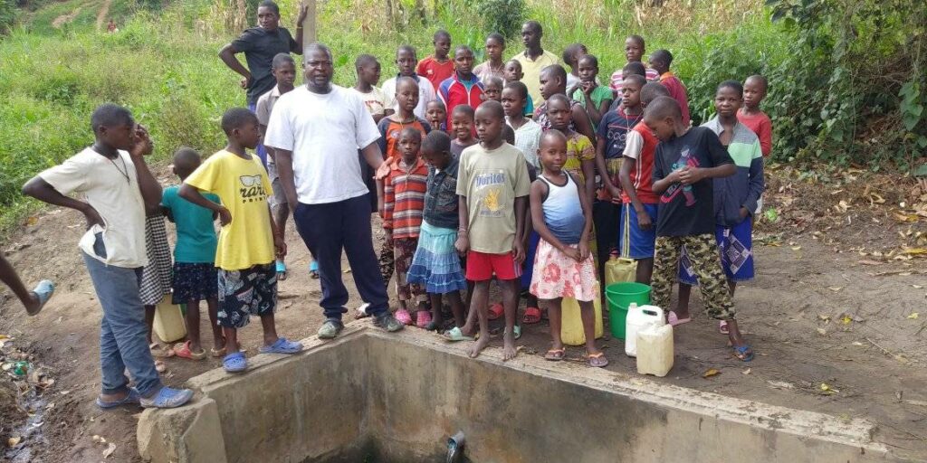 Drilling boreholes would allow the entire community access to clean water.