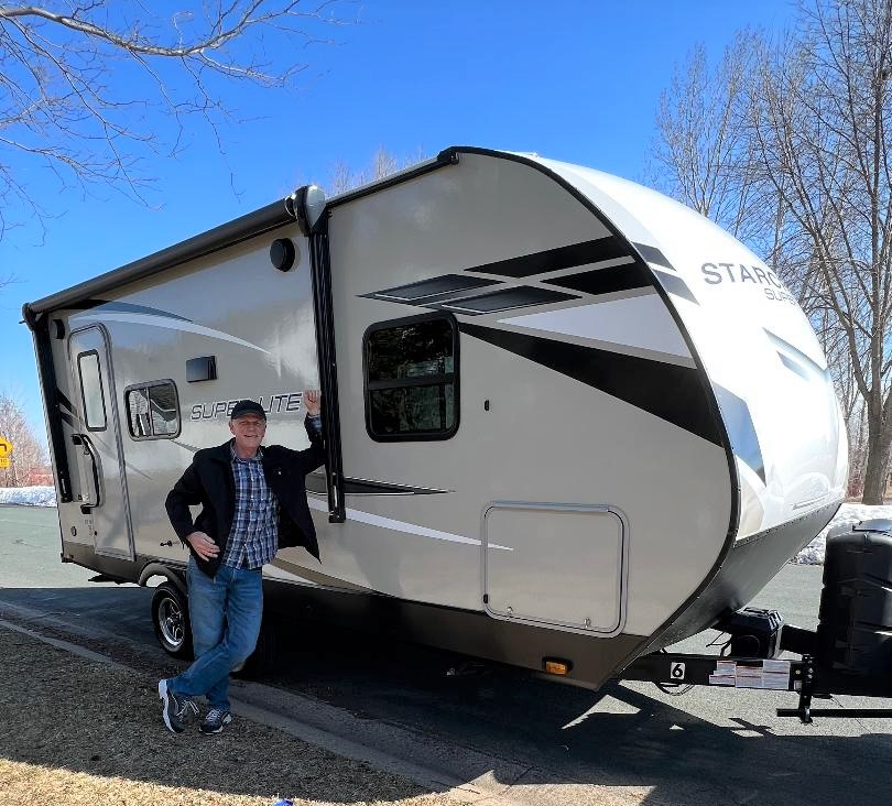 Randy and his travel trailer