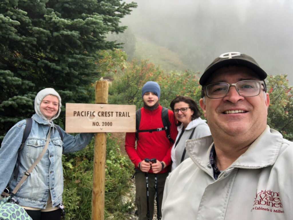 In Washington state we reconnected with family, friends and our supporting church there. Some of our highlights are meeting all the new family members in our extended family, going for a hike on the Pacific Crest Trail.